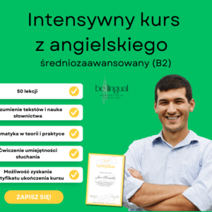 intensywny kurs angielskiego średniozaawansowany b2