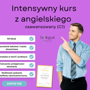 intensywny kurs angielskiego zaawansowany c1