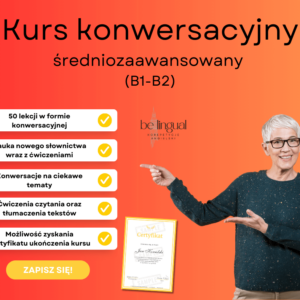 kurs z angielskiego średniozaawansowany b1 b2